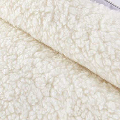 Texture de la doublure sherpa douce du nid d'ange