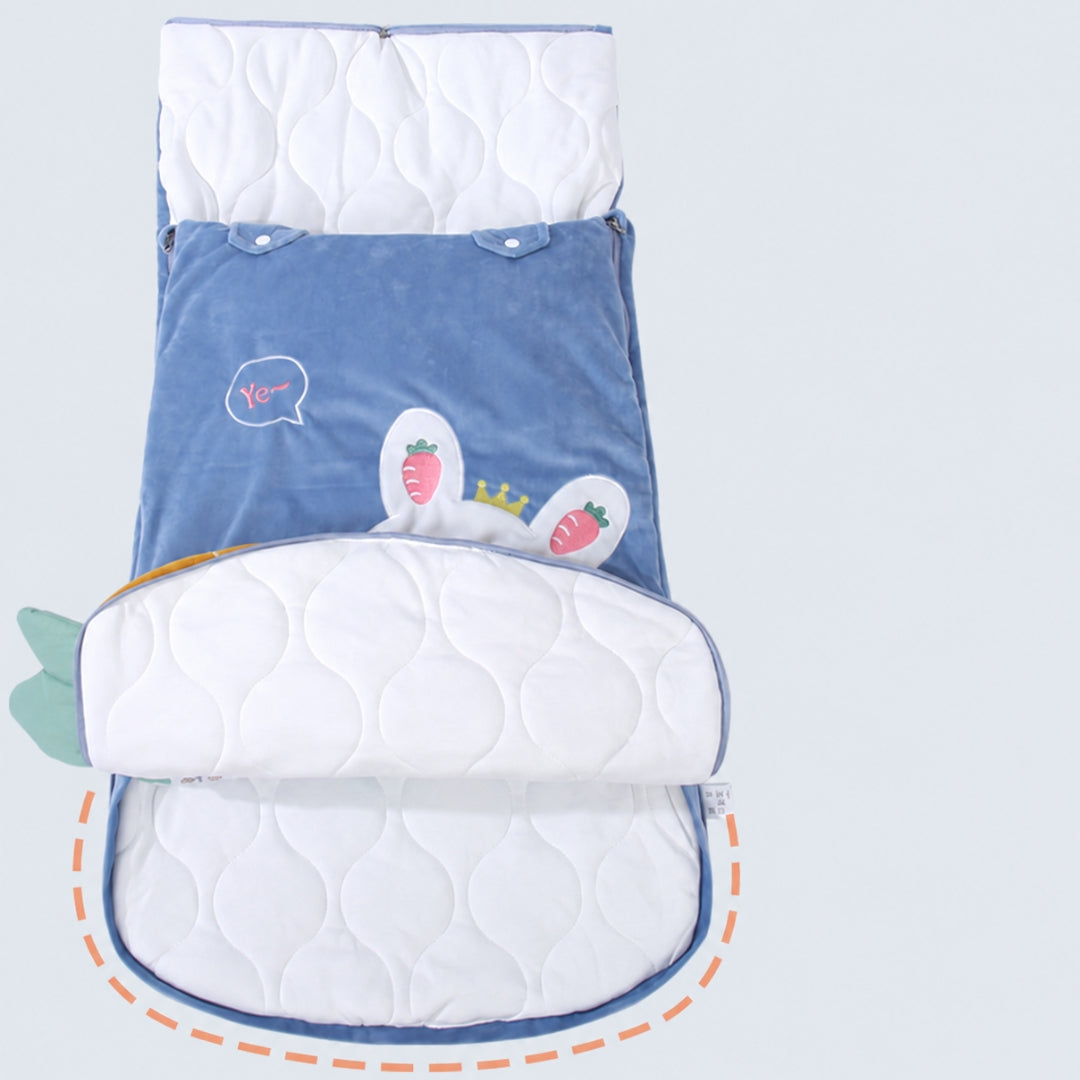 Nid d'ange ouvert par le bas pour changer bébé sans le sortir