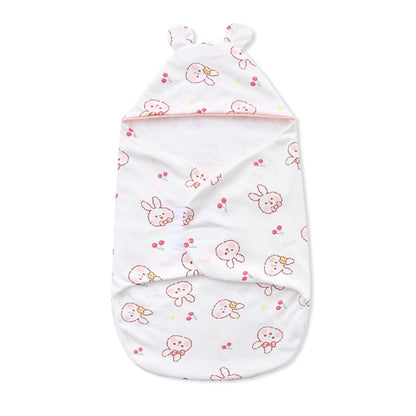 Nid d'ange lapin pour bébé fille, imprimé cerises, version légère