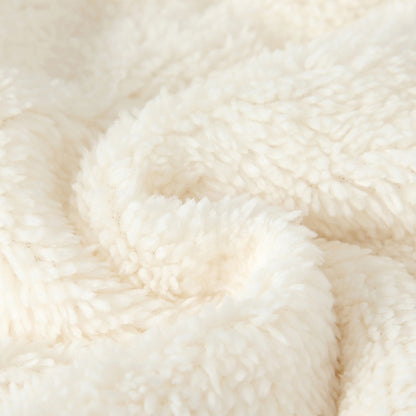 Polaire bouclée toute douce du nid d'ange peluche