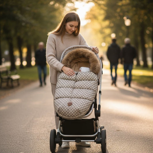 Nid d’ange bebe fille chanceliere motif luxe ouvert, facile à utiliser – Spot Bébé