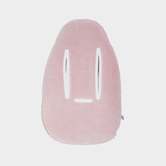 Chanceliere poussette bebe rose – fentes harnais 3 et 5 points