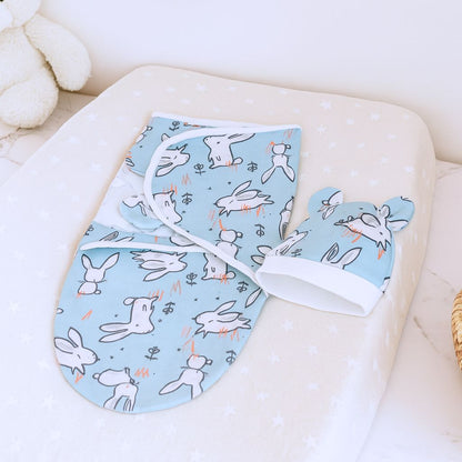 Nid d'ange Mon Coco Lapin – Léger avec bonnet assorti – Accessoire bébé doux | Spot Bébé