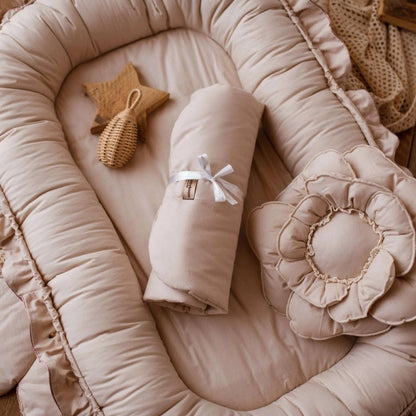 Nid pour bébé cocon beige confortable et sécurisant – photo 2
