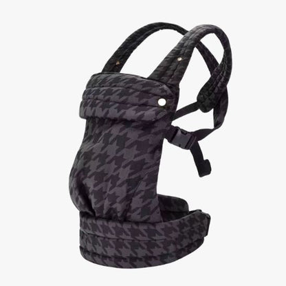 porte bébé pied de poule noir coloris sombre produit seul