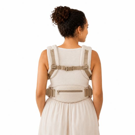porte bébé ergonomique bretelles rembourrées vue dos soutien lombaire