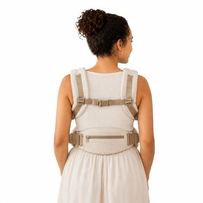 porte bébé ergonomique bretelles rembourrées vue dos soutien lombaire