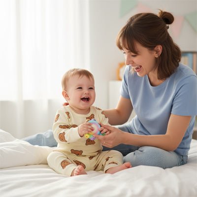 Pyjama bebe en coton unisexe pour filles et garçons