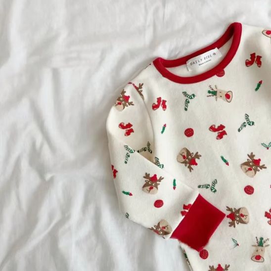 Pyjama NOEL BEBE en Coton Bio confort premium
