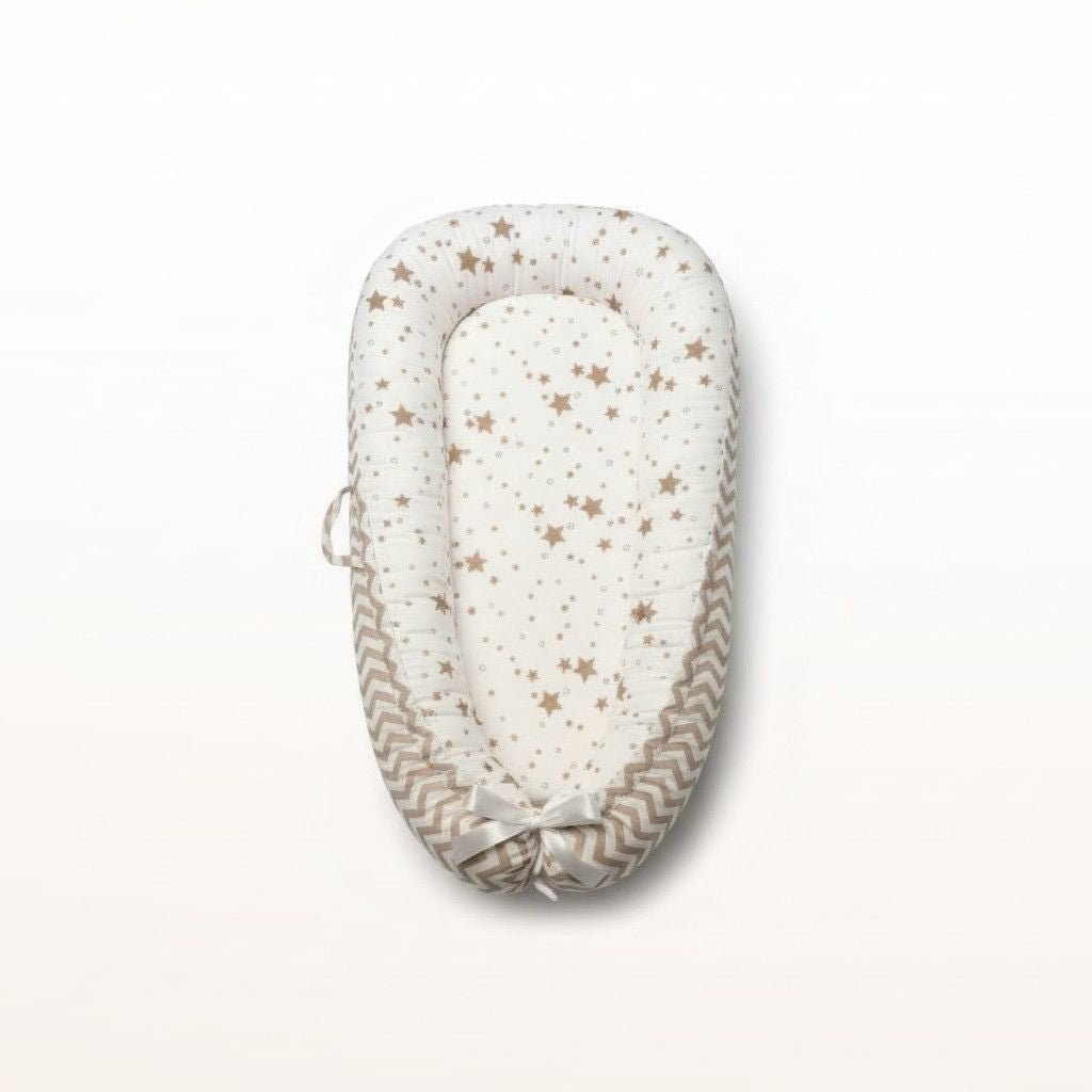 Réducteur de lit bébé cocon douillet en tissu coton PP