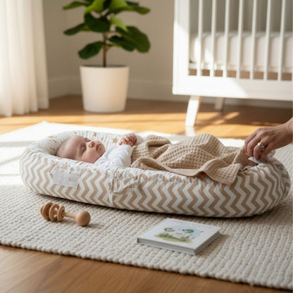 Réducteur de lit bébé respirant et hypoallergénique pour un sommeil sécurisé