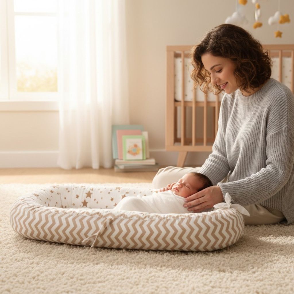Réducteur de lit bébé parfait comme cadeau de naissance doux et pratique