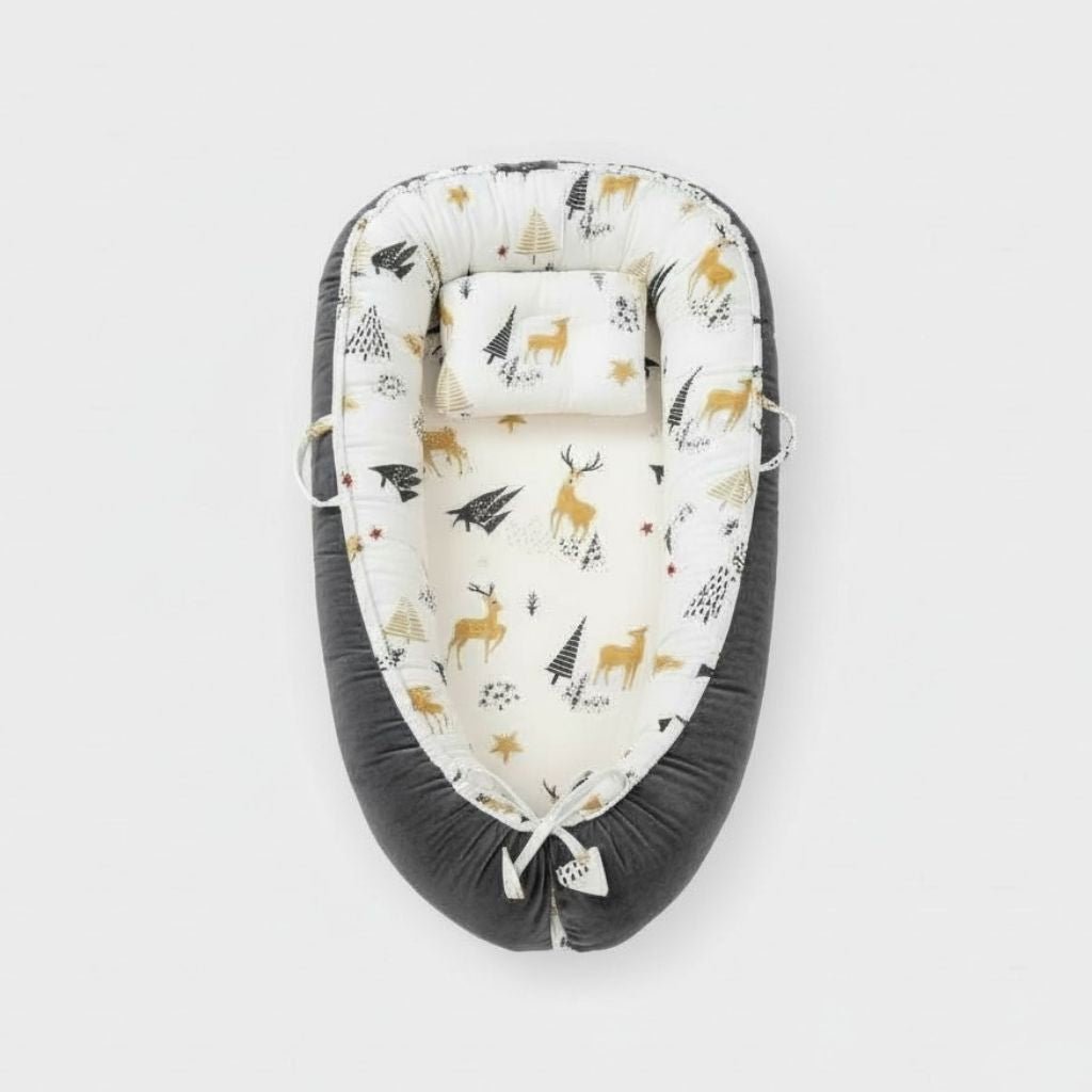 Réducteur de lit bébé confortable Cocon Sérénité avec rembourrage doux