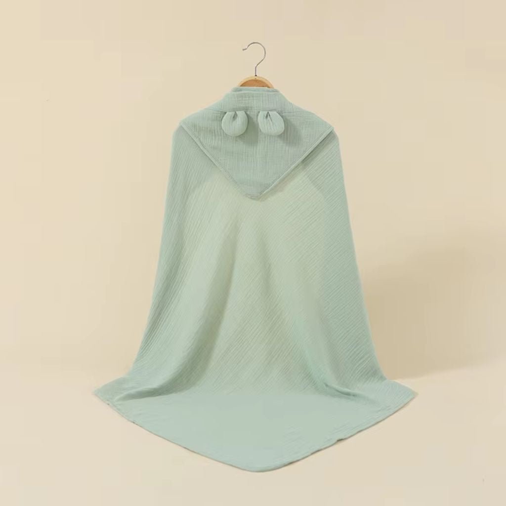 Réducteur de lit bébé avec rembourrage doux en vert sauge