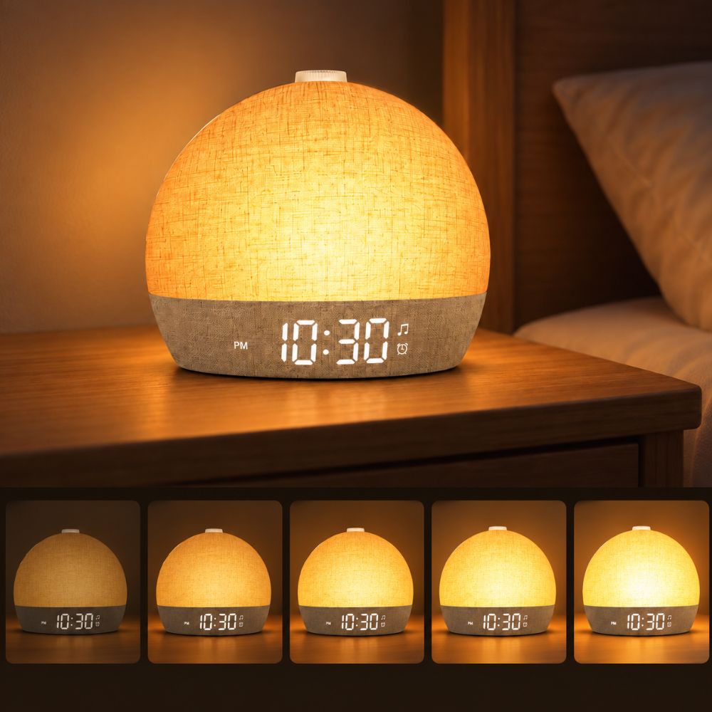 Réveil lumineux avec différents niveaux d’intensité