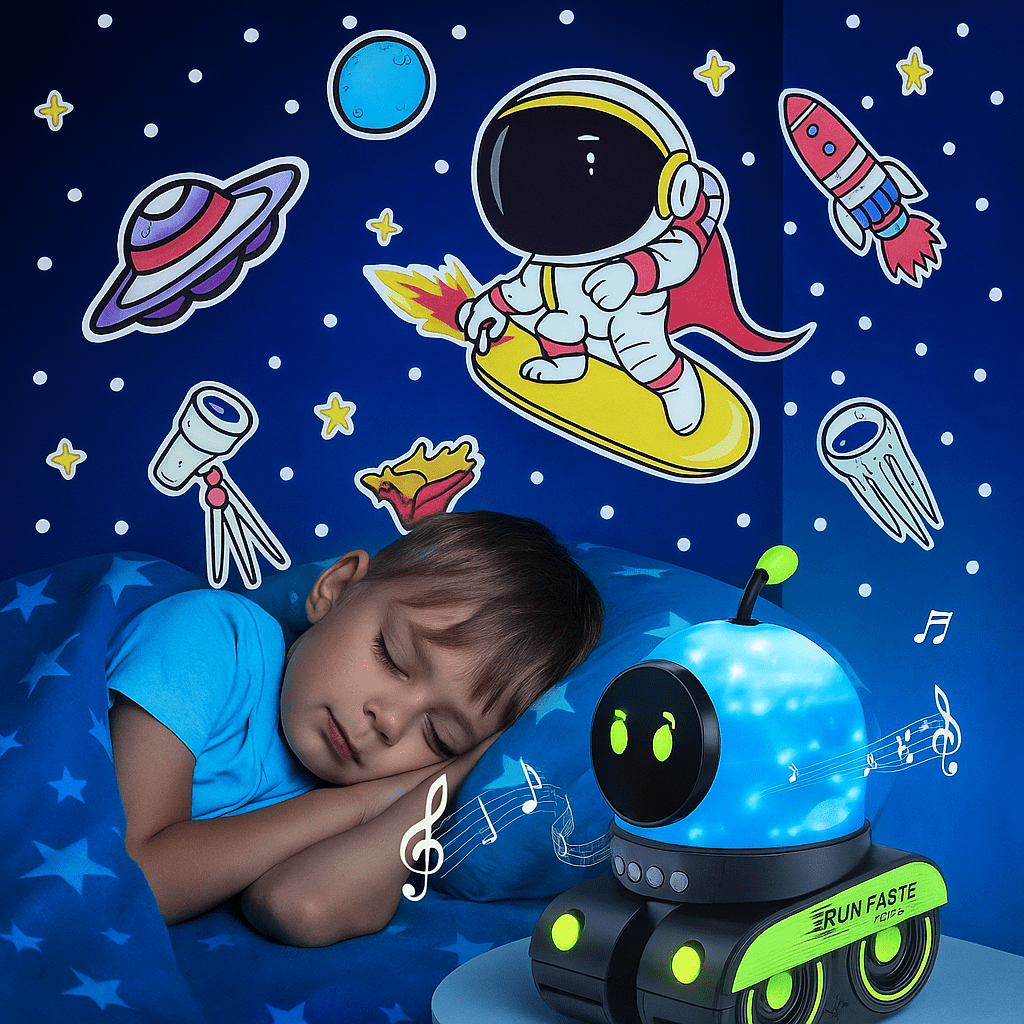 Robot projecteur version 21 cartes de projection étoilée