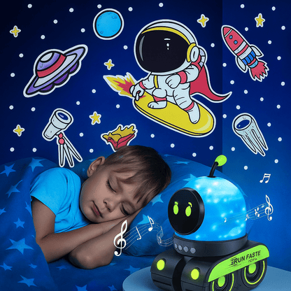 Robot projecteur version 21 cartes de projection étoilée