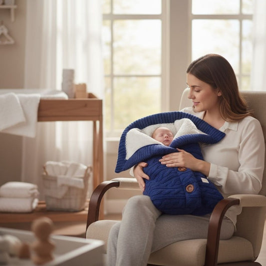 Sac de couchage enfant tricoté – cocon douillet et respirant pour bébé