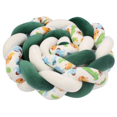 Tour de Lit bébé - Lucky - Thème Jungle & Animaux Safari Doux – Accessoire bébé doux | Spot Bébé