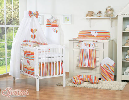 Tour de Lit Bébé Tresse – Bleu & Blanc en Velours Doux