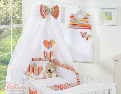 Tour de Lit Bébé Tresse – Bleu & Blanc en Velours Doux