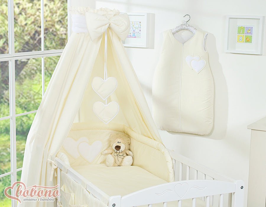 Tour de Lit Bébé Tresse – Bleu Douceur en Velours