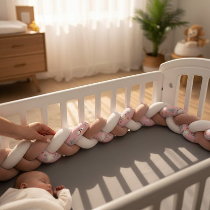 Tour de lit bébé couronne décoratif pour lit à barreaux