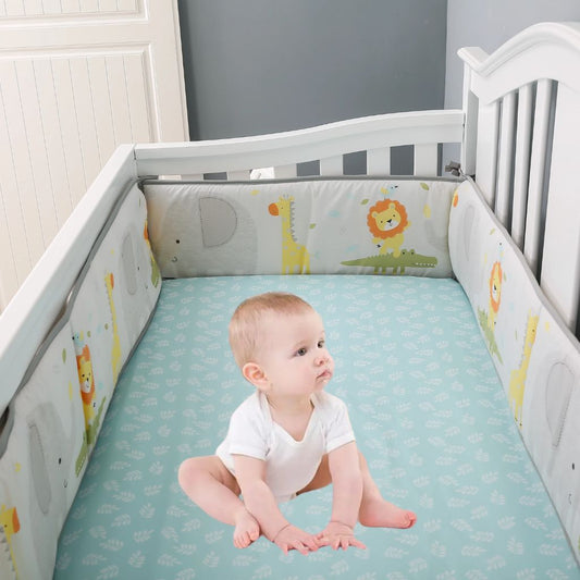 Tour de lit respirant – Jungle animaux doux - Spot Bébé
