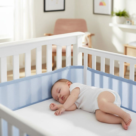 our de lit respirant bébé réduisant les risques de surchauffe