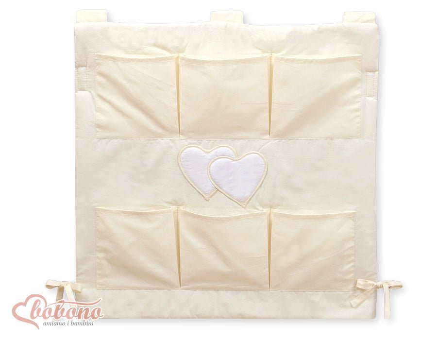 Tour de lit tresse rose pastel – Tresse de lit 3 brins pour bébé