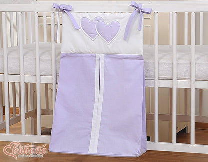 Tour de lit tresse vieux rose – Tresse de lit 4 brins pour bébé