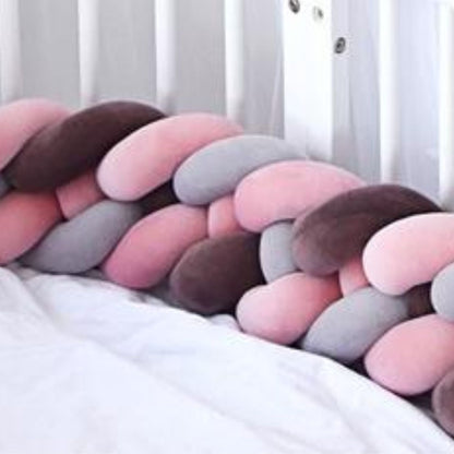 Tresse de lit 4 brins | Effet cocon premium chambre bébé