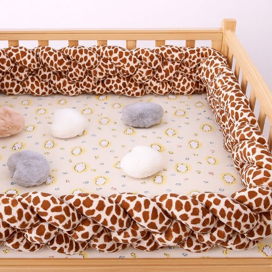Tour de lit girafe 4 brins, idée cadeau naissance pratique