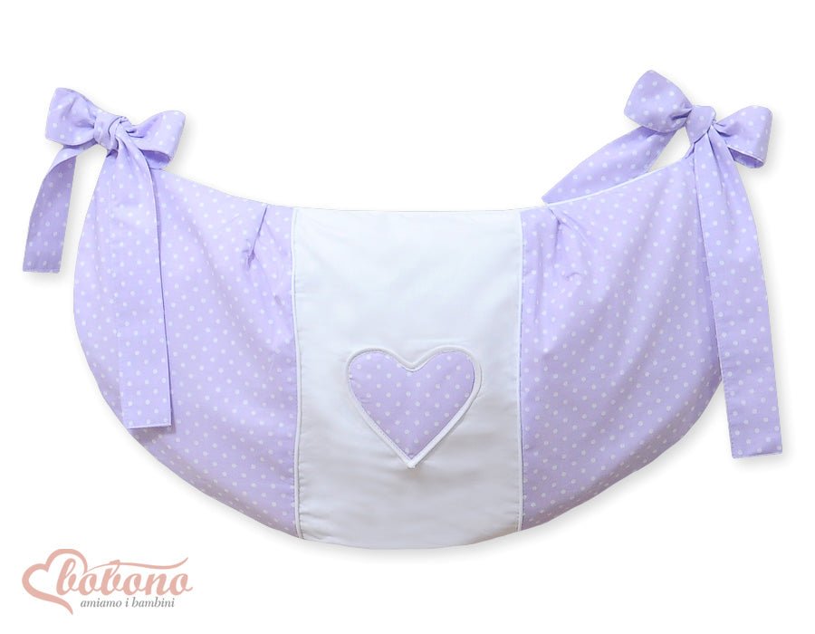 Tresse de lit bébé 4 brins rose tendre – Douce, sécurisante et décorative