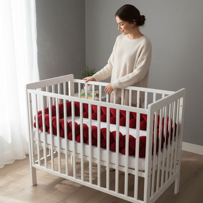 Tresse de Lit Bébé | Cocon Sécurisant pour berceau nouveau-né