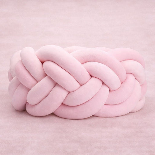 Tresse de lit bebe velours rose pastel 2m pour chambre bébé fille
