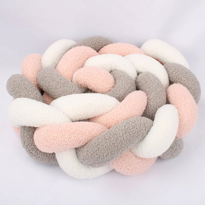Tresse de lit bébé - multicolore rose gris blanc - Spot Bébé