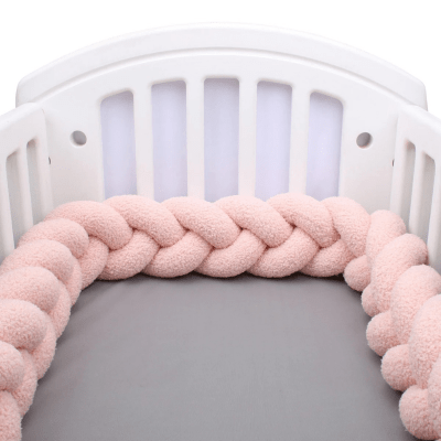 Tresse de Lit Bébé - Rose Hypoallergénique Douillet - Spot Bébé