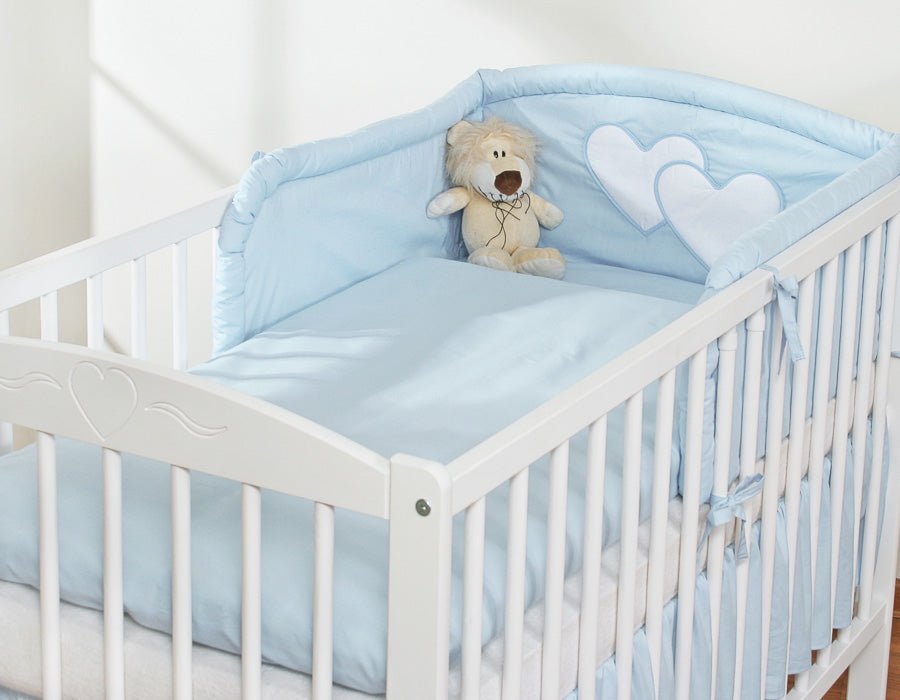 Tresse de Lit - Bébé vert menthe et blanc - coussin allaitement