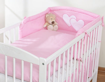 Tresse de Lit - Bébé vert menthe et blanc - coussin allaitement