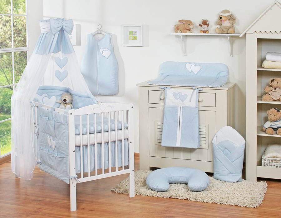 Tresse de Lit - Bébé vert turquoise sécurisée et décorative pour lit bébé