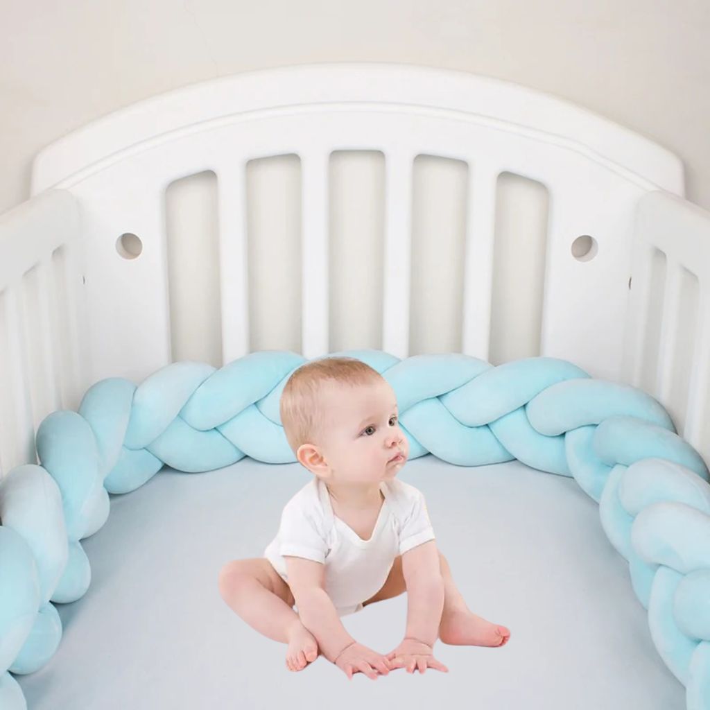 Tresse de Lit - Bleu Azur - Spot Bébé
