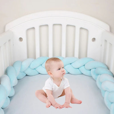 Tresse de Lit - Bleu Azur - Spot Bébé