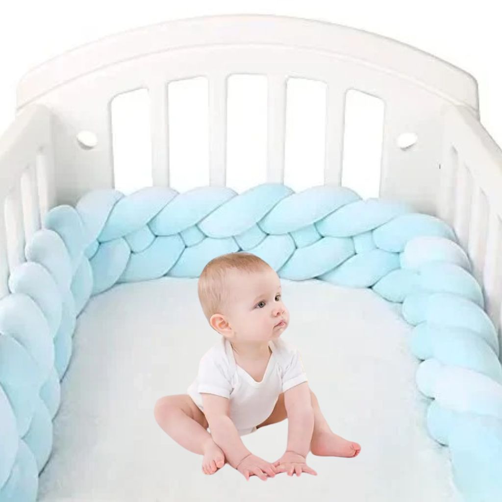 Tresse de Lit - Bleu Azur - Spot Bébé