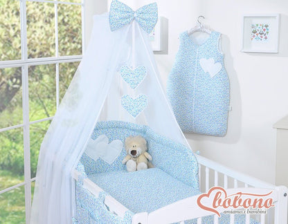 Tresse de Lit - Bleu Marine (4 Brins) | Confort & Sécurité pour Bébé