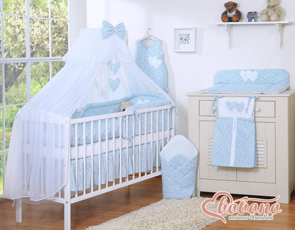 Tresse de Lit - Bleu Marine (4 Brins) | Confort & Sécurité pour Bébé