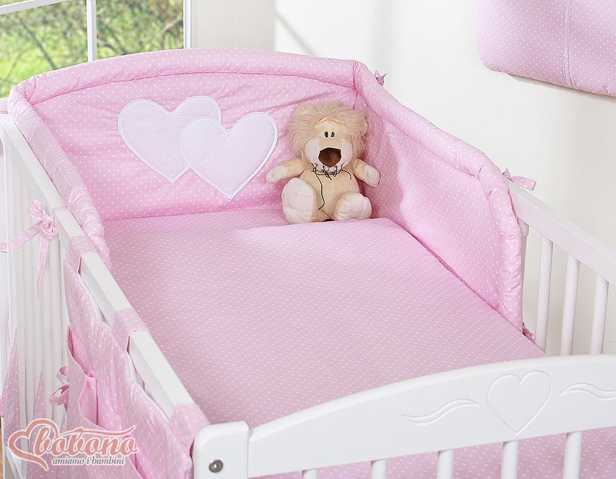 Tresse de Lit pour Bébé - Camel bleu et blanc Protection Douce et Design Élégant