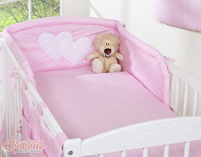 Tresse de Lit pour Bébé - Camel bleu et blanc Protection Douce et Design Élégant