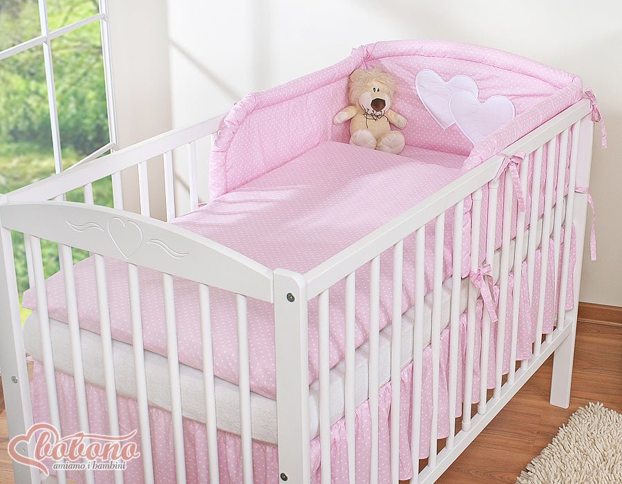 Tresse de Lit pour Bébé - Camel bleu et blanc Protection Douce et Design Élégant
