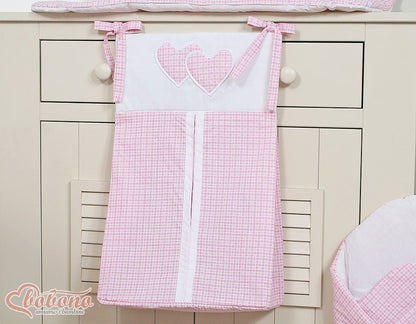 Tresse de lit rose – Le tour de lit tressé qui protège et apaise bébé
